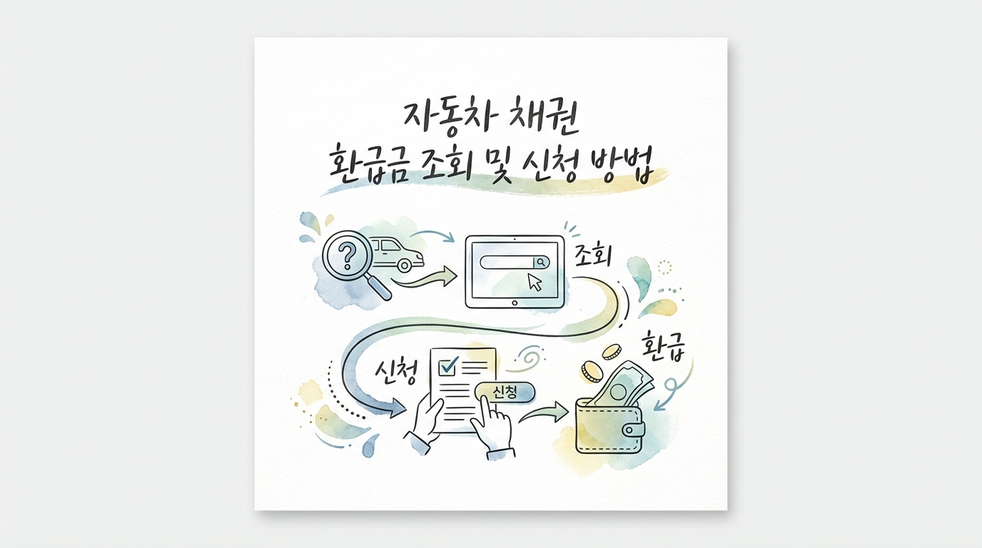 자동차 채권 환급금 조회 및 신청 방법: 농협 신한은행 앱으로 5년 지난 꽁돈 24만원 찾은 썰