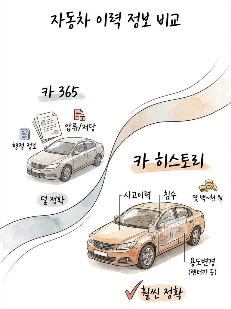 중고차 살 때, '카히스토리'는 필수