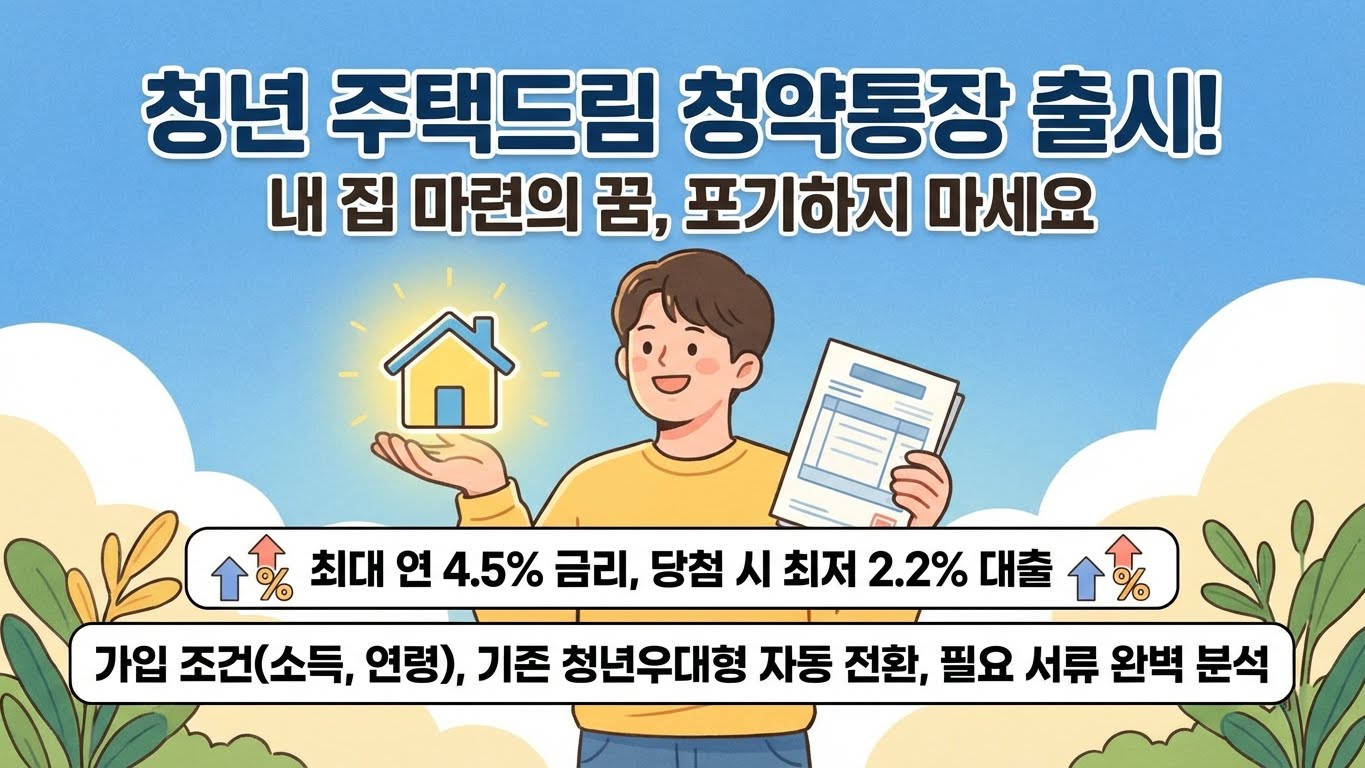 청년 주택드림 청약통장