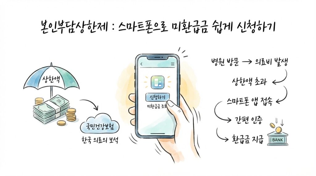 국민건강보험 본인부담상한제 환급금 신청 및 지급일: 소득분위별 기준액과 병원비 돌려받는 법 3 본인부담상한제