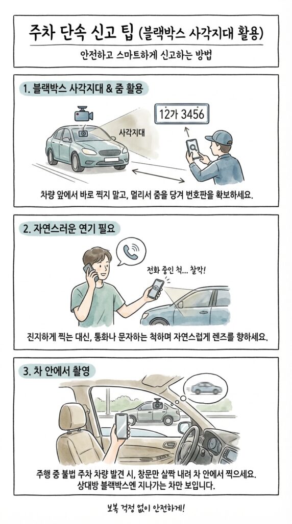 주차 단속 신고 팁