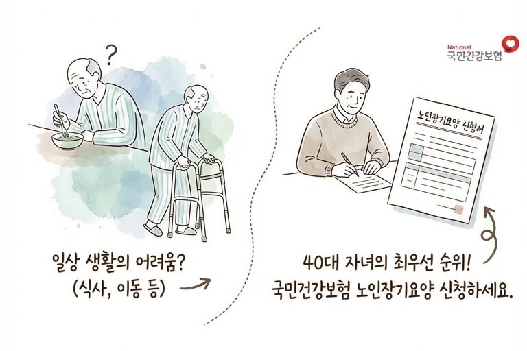 노인장기요양등급 신청
