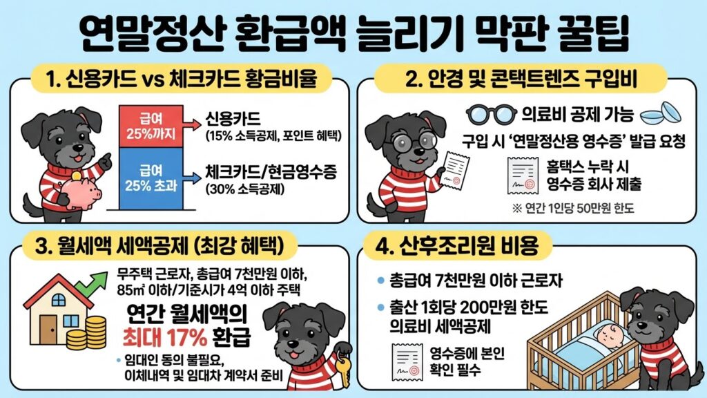 연말정산 미리보기 및 환급금 조회: 13월의 월급 만드는 소득공제 꿀팁 총정리 6 연말정산 환급액