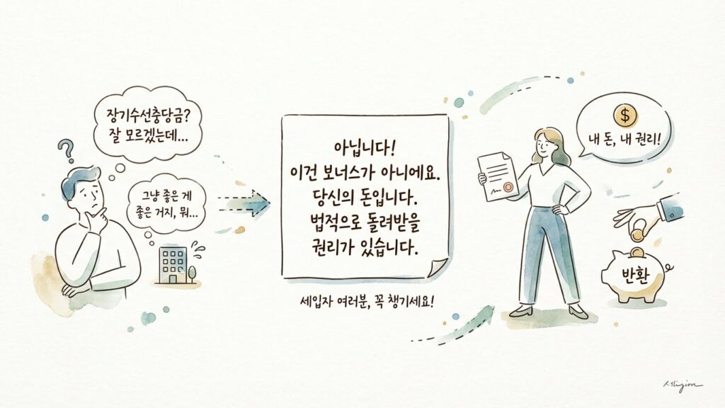 장기수선충당금 반환