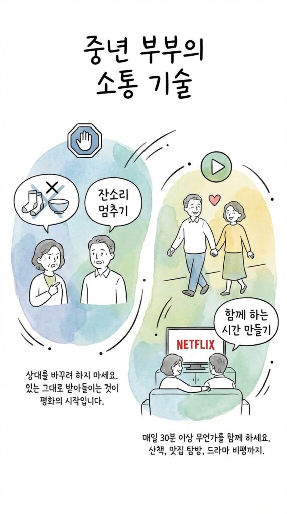 중년 부부의 소통 기술