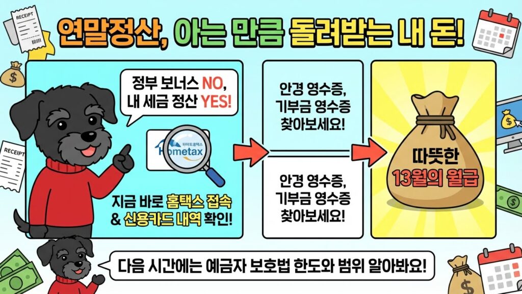 연말정산 미리보기 및 환급금 조회: 13월의 월급 만드는 소득공제 꿀팁 총정리 7 연말정산