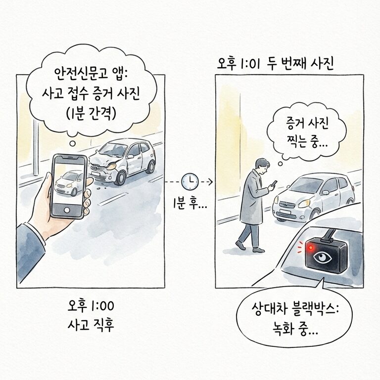블랙박스에 녹화