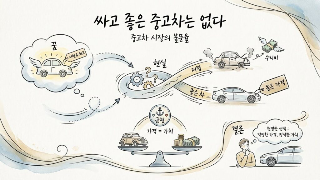 싸고 좋은 중고차는 없다