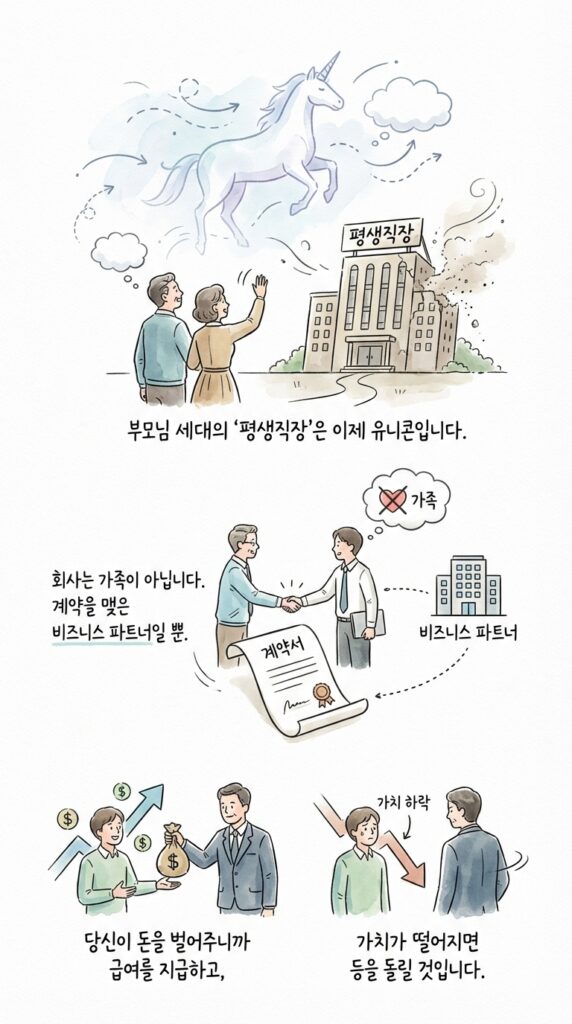 회사는 그냥 나랑 계약 맺은 비즈니스 파트너
