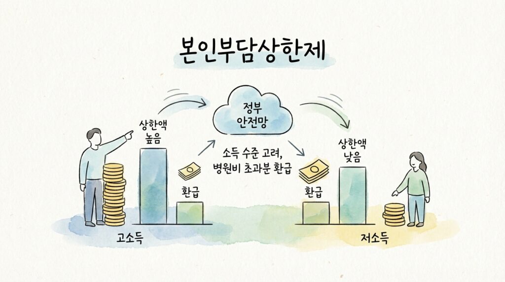 국민건강보험 본인부담상한제 환급금 신청 및 지급일: 소득분위별 기준액과 병원비 돌려받는 법 4 본인부담상한제