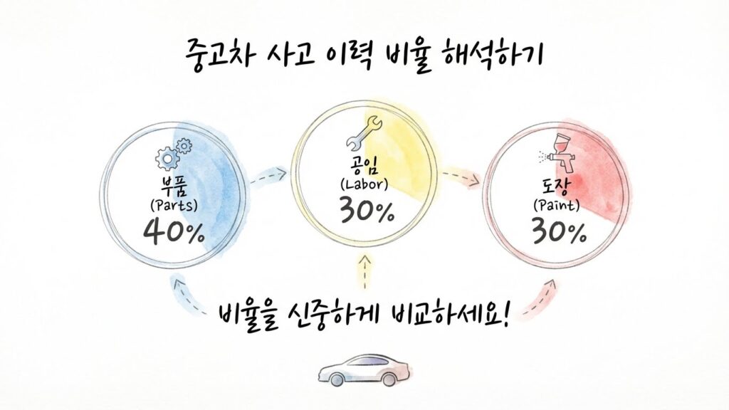 중고차 사고 이력 해석