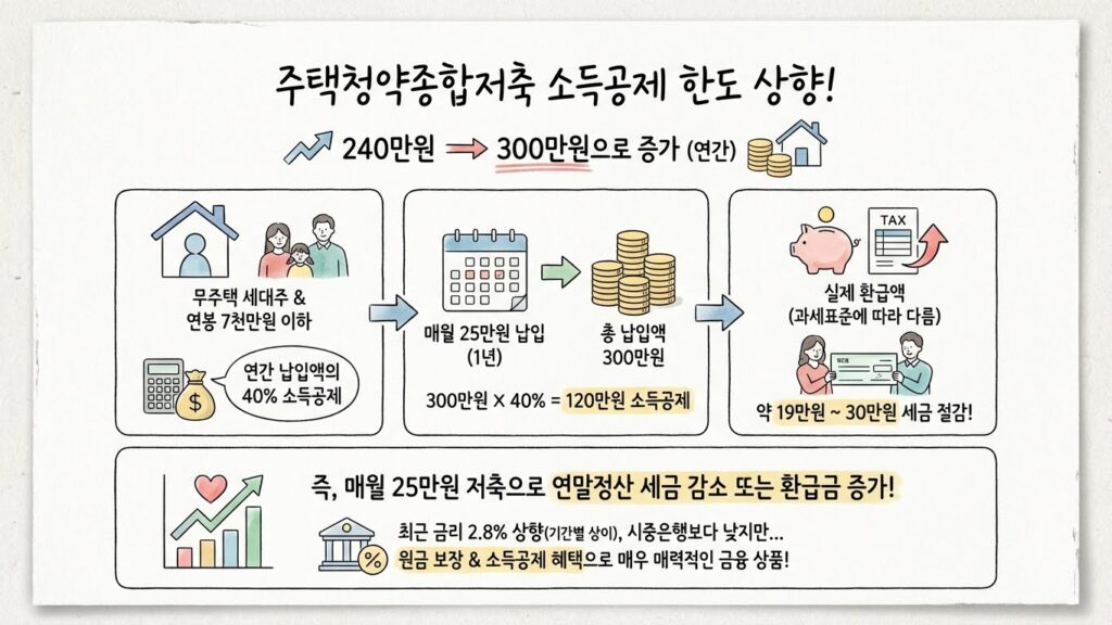 소득공제 한도 확대