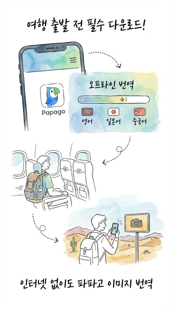 파파고 오프라인 번역 다운받기 
파파고 이미지 번역 PC 모바일 사용법