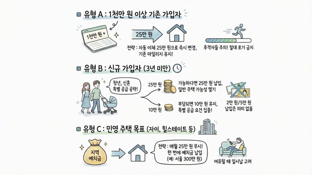 청약저축 대응 전략
