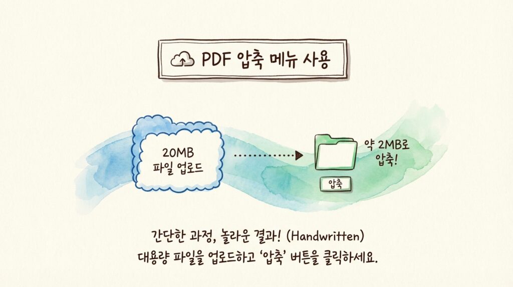 뚱뚱한 파일 다이어트 시키기
pdf압축