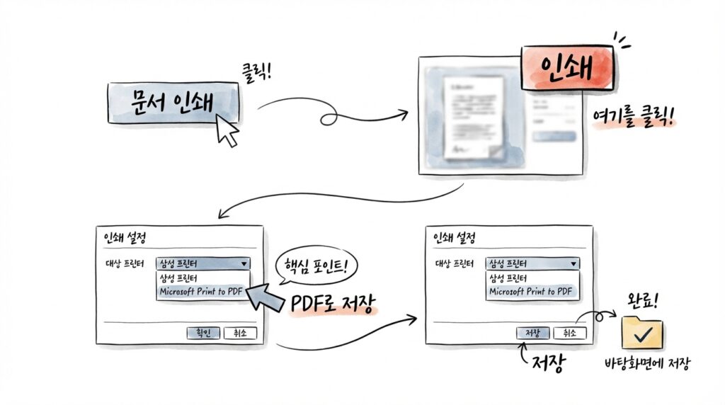 정부24 주민등록등본 PDF 저장 및 인터넷 발급
인쇄하는 방법