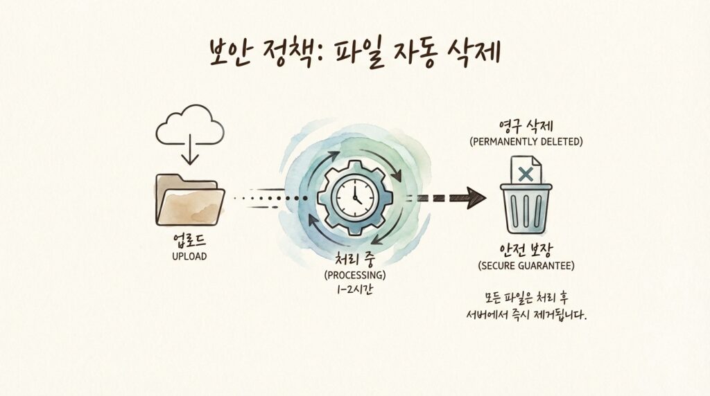 보안 정책 파일 자동삭제