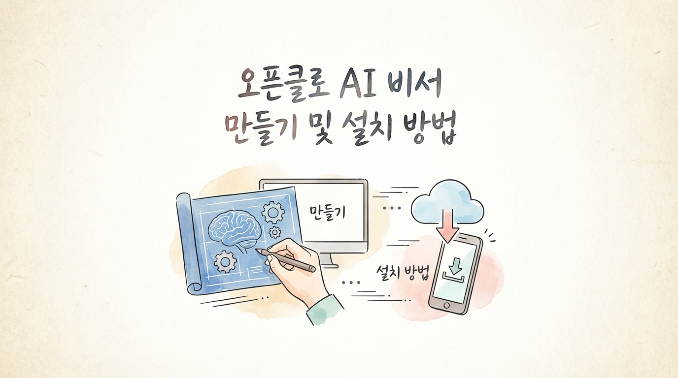 오픈클로 AI 비서 만들기 및 설치 방법 안내 가이드 이미지